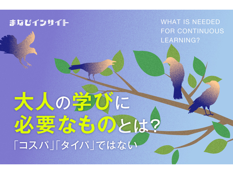 「コスパ、タイパ良く」が挫折の引き金に⁉1,700人のアンケート結果で分かった、大人の勉強が続かない“意外な”理由【まなびインサイト】