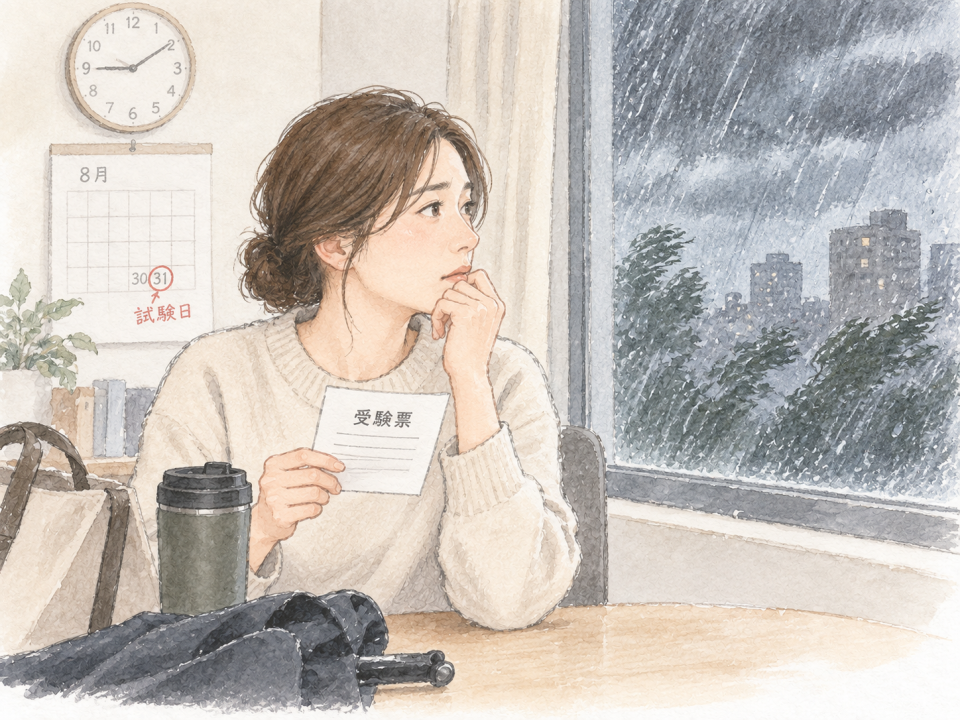 試験が中止になっても、挑戦を終わらせない。荒天時でも受験機会を守る「CBT」という選択肢
